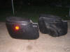Dan Brown saddle bags, side view