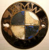This is a photo of a BMW emblem a pre-war R12 and is just over 6.1 cm diameter.