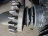 This is the order of the rings for the BMW motorcycle exhaust nut parts.  