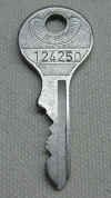 This photo shows the typical Neimann key used for BMW motorcycles.