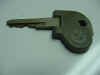 This photo shows the slash 6 BMW motorcycle folding key in the "useful" position. 